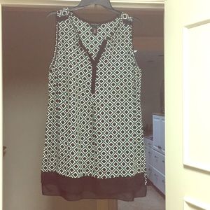 Dressy White House Black Market sleeveless top